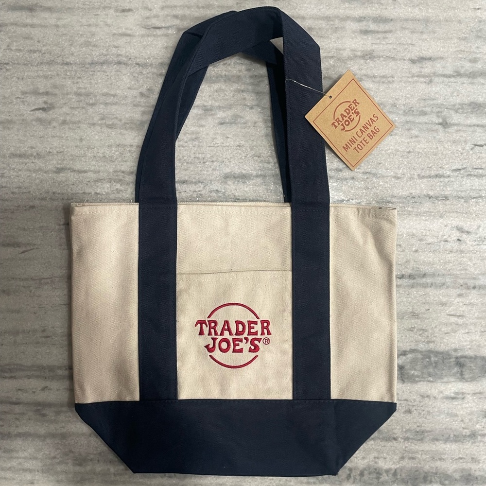 Trader Joe’sMini Tote Navy Blue